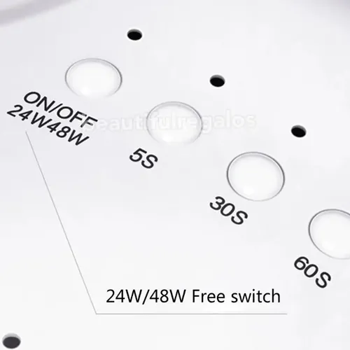 Cabina Uv/led 48w 30 Leds Uñas Semi Gel Timer Y Sensor Auto