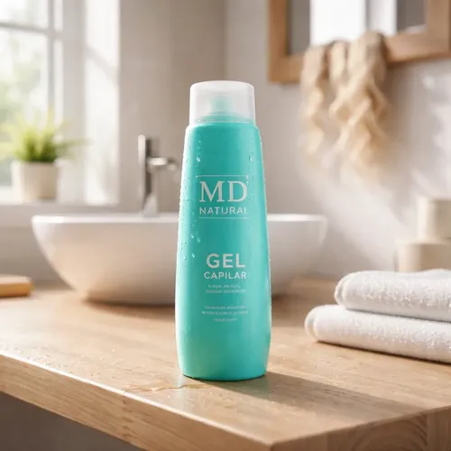 Gel Md Natural Gel Para Rulos Anti Frizz Apto Método Curly
