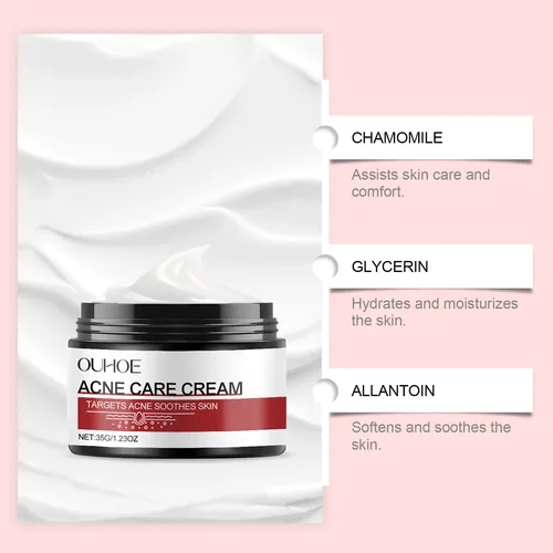 Crema Hidratante Facial Ouhoe Para Aliviar La Piel Seca