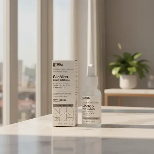 Serum Exfoliante Con Ácido Glicólico Botanika Todo Tipo De Piel Noche