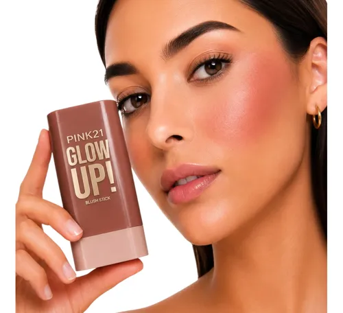 Rubor En Barra Glow Pink 21 Blush Stick Maquillaje Crema