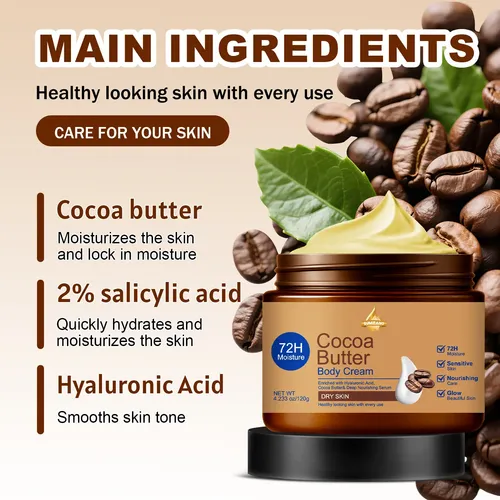 Loción Corporal Con Manteca De Cacao, Hidratación Profunda