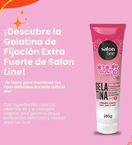 Gel Fijación Extra Fuerte Salon Line Definición 280g