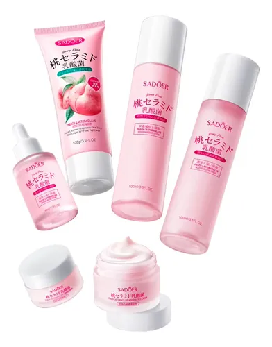 A+++sadoer Set Skincare Durazno Ceramidas 6pzs
