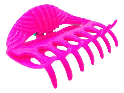 Broches De Pelo Grandes Plásticos De Colores – Pack X12u 6 Colores