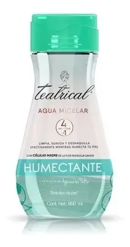 Agua Micelar Teatrical Extracto De Palta Humectante 600ml