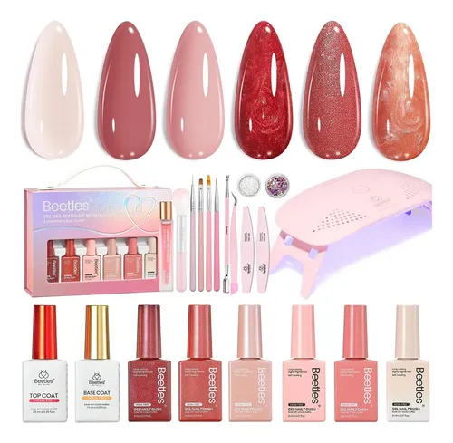 Set Gel Uñas Hema-free Beetles Ethereal Glow