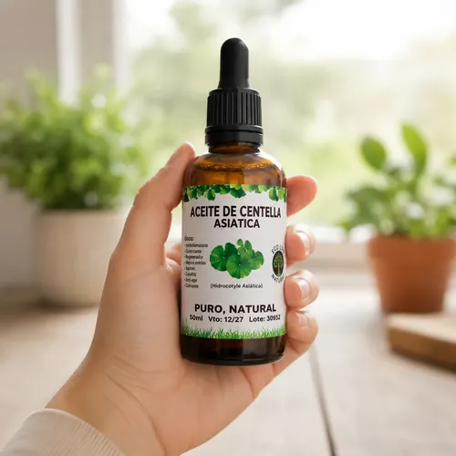 Aceite De Centella Asiática 50ml Natural Celulitis Y Varices