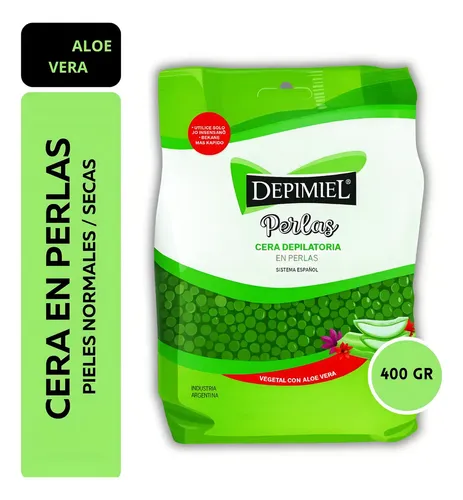 Depimiel Cera Depilatoria Vegetal En Perlas Sistema Español 400 gr