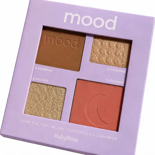 Paleta Ruby Rose| Rubor, Contorno E Iluminador