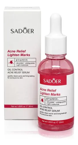 Sérum Facial Antiacne Oilcontrol Ácido Salicilico 30ml Sadoe Acneica Día/noche