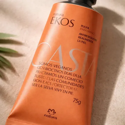 Crema Para Manos Natura Ekos Castaña 75 G Hidratación Antiresequedad