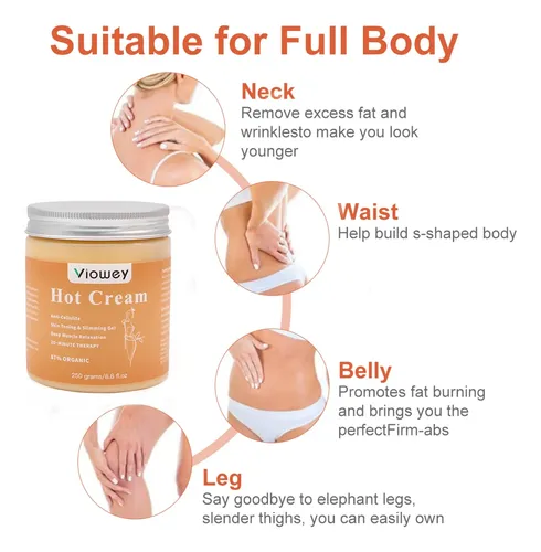 Hot Cream, Fat Burning Cream For Tummy, Abdomen, Belly,