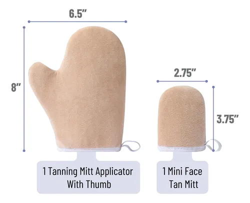 Set De Guantes De Bronceado Slick Solutions, Aplicador Autob