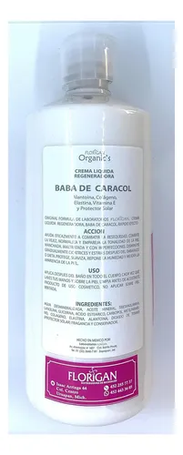 Florigan Loción Facial Y Corporal Con Baba De Caracol 1l