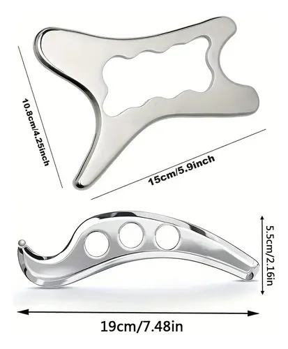Cuchillo Sha Gua De Steel Tools Para Masaje, Acero Inoxidabl