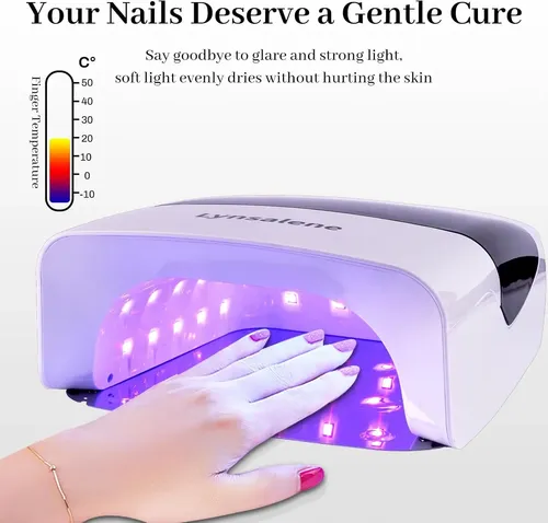 Lámpara Uv Recargable 132w Para Uñas Gel Con Temporizador