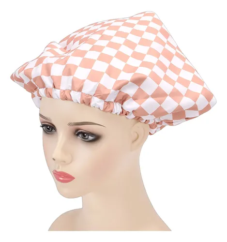 Gorro De Ducha Elástico Para Mujer, Reutilizable, 3 Capas, I