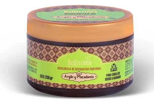 Mascara Capilar Argan Macadamia Reparacion Bellissima 250 Gr