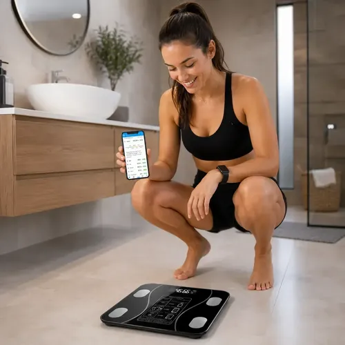 Balanza Personal Inteligente App Medidor Grasa Muscolo 180kg