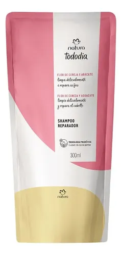Repuesto Shampoo Flor De Cereza Y Palta X3 Tododia Natura