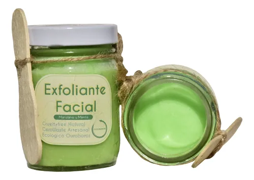 Exfoliante Facial De Manzana Y Menta Limpia E Hidrata
