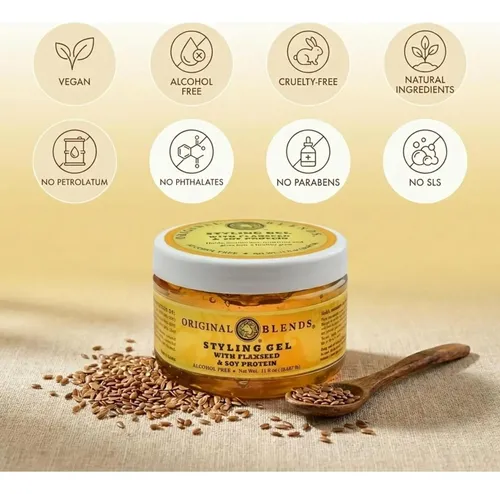Gel Peinado Linaza Original Blends 18.34 Oz