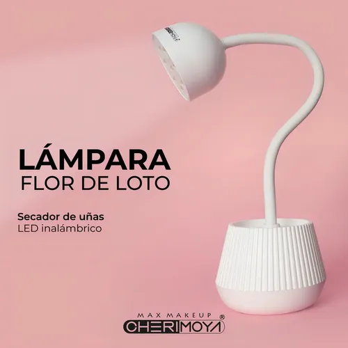Cabina Lámpara Inalámbrica Flor Uv 18w Cherimoya Soft Gel Color Blanco