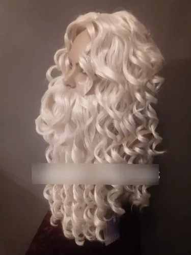 Barba Peluca Papa Noel Anciano Disfraz Santa Claus!!!