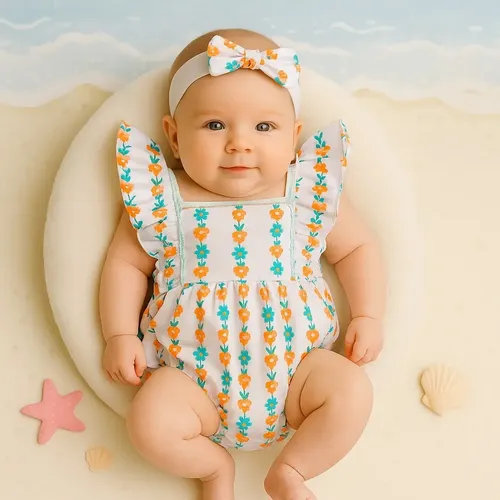 Trajes D Baño Mallas Con Protección Solar Para Bebé – Varios