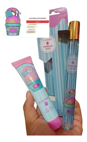 Set Perfume Y Crema Give Me Gourmand Vainilla Para Damas