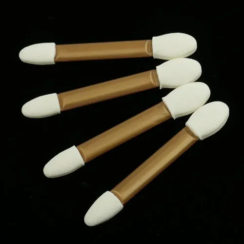 For 50 Pcs Ojos Delineador De Ojos Cepillo Esponja Aplicador