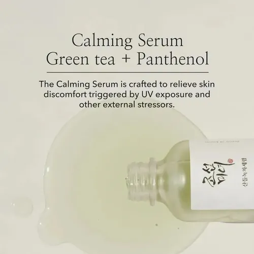 Sérum Té verde Panthenol Beauty Of Joseon Calming Serum día/noche para piel sensible de 30mL 30+ años