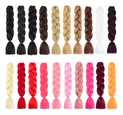 Extensiones De Pelo Sintético Para Trenzas Africanas