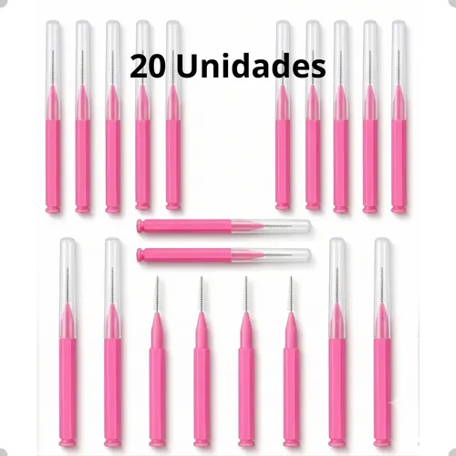 Cepillo De Pestañas Ultrafino Para Laminación De Cejas, 20 U