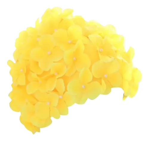 Gorro De Baño De Flores Gorros De Baño Suaves Amarillo