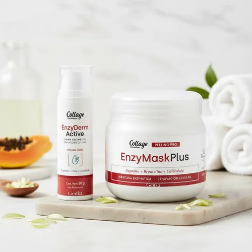 Crema Facial Enzimática 50g +mascara Enzimatica 250g Collage