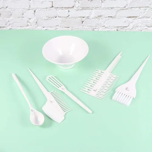 Set De 6 Peines Profesionales Para Teñir Cabello