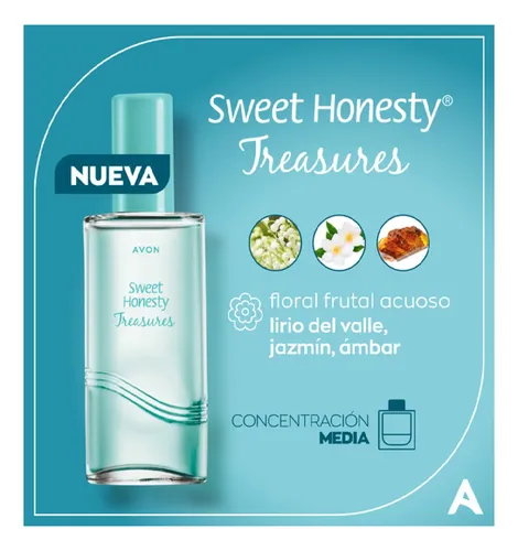 Avon Sweet Honesty Treasures 50ml Spray Eau De Toilette