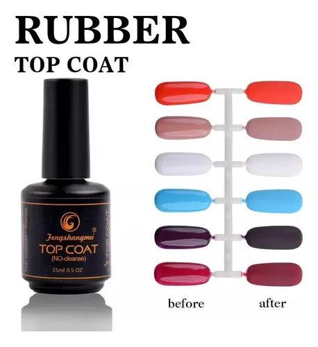 Esmalte Semipermanente Rubber Top Coat 15ml