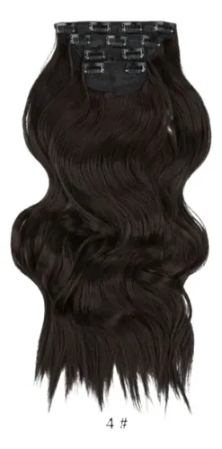 Extensiones De Cabello Set 4 Piezas Simil Natural Color #4