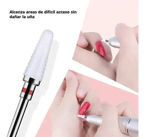 Juego Brocas Uñas Lima Pulidor Drill Cerámica Fresa