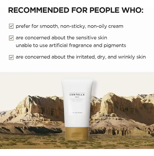 Skin1004 Madagascar Centella Cream 75ml Momento De Aplicación Día y Noche Todo Tipo De Piel