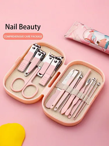 Kit De Manicure Y Pedicure Cortauñas Profesional Regalo