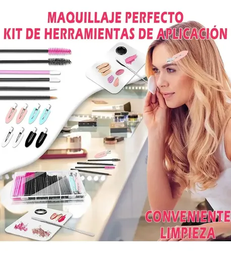 Wegalife Kit 258pcs De Maquillaje Profesional Contiene Espát