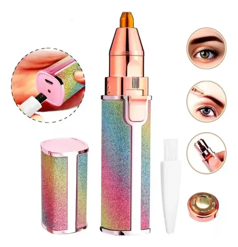 Depilador Facial Mujer Vellos Cejas Sin Dolor Recargable Usb