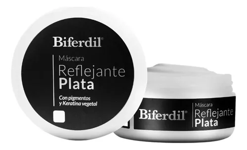 Mascara Capilar Biferdil Reflejante Plata Matiza Los Tonos