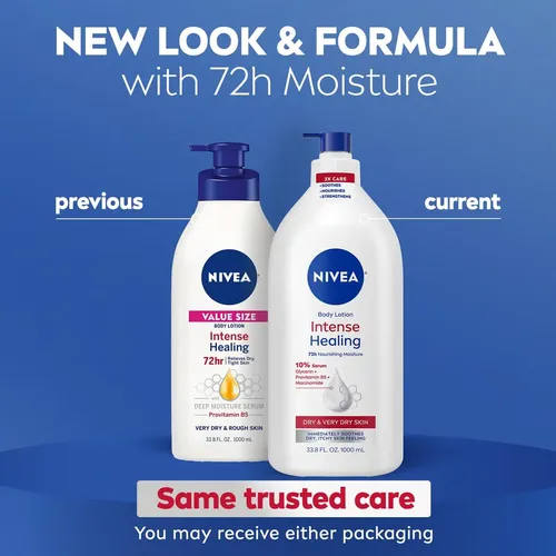 Loción Corporal Nivea Intense Healing, 1 Litro, Para Piel Mu