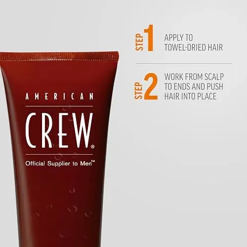 Gel Fijador Y Modelador En Tubo De American Crew, Marrón
