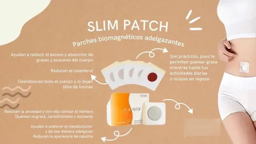 60 Piezas Parches Para Bajar De Peso Slim Patch Con Patente